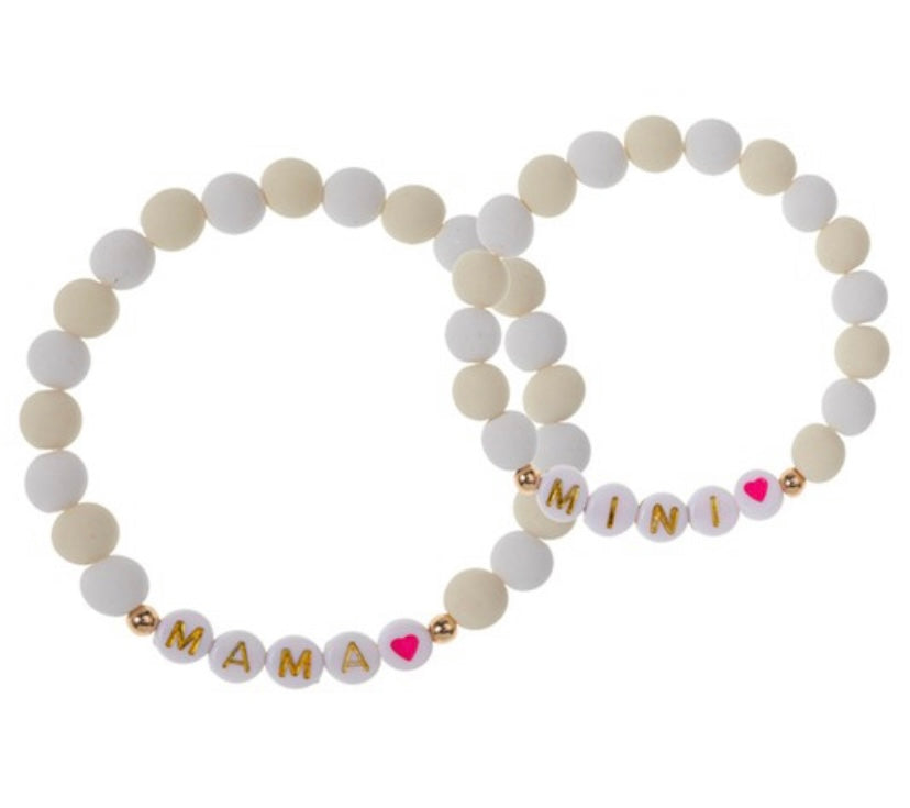 Mama + Mini Ivory Bracelet Set