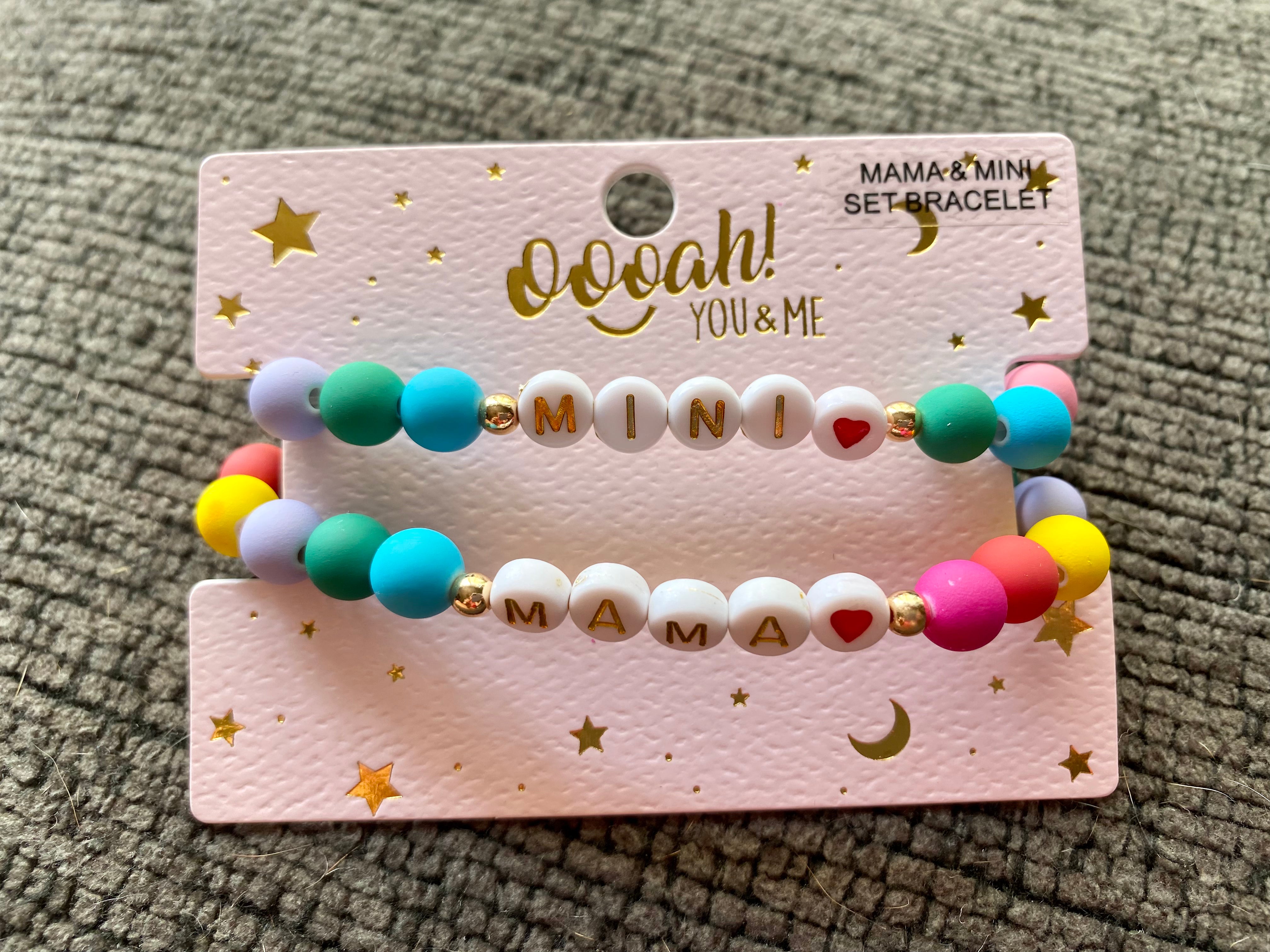 Mama + Mini Rainbow Bracelet Set